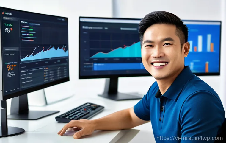 AI를 활용한 콘텐츠 마케팅 전략 - **Prompt:** A young Vietnamese female blogger, in her late 20s, sits comfortably at a modern, sunlit...